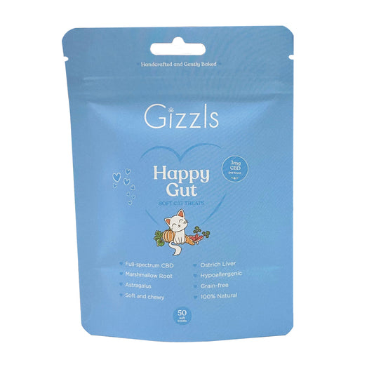 Gizzls Happy Gut Soft Cat Treats