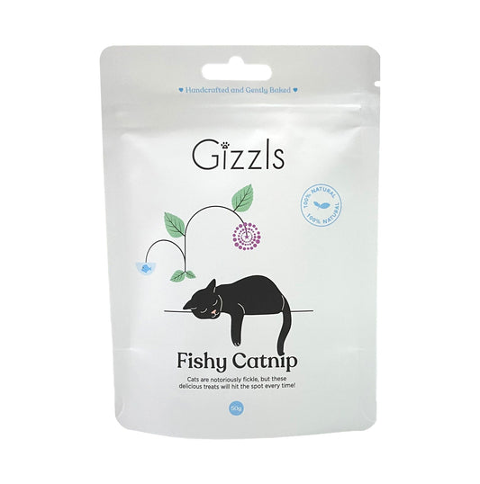 Gizzls Fishy Catnip Cat Treats