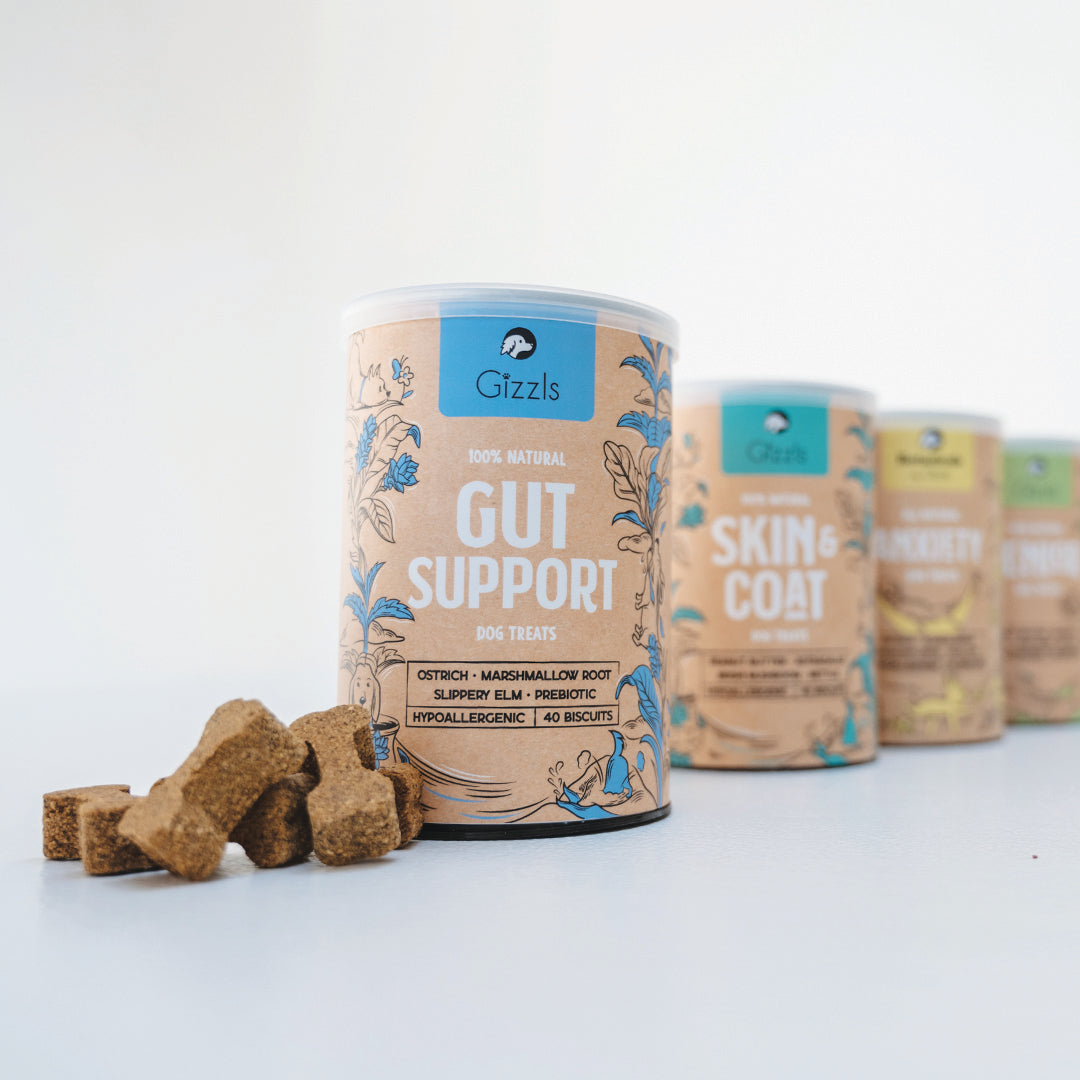 Gizzls 100% Natural Dog Treats for Gut Support