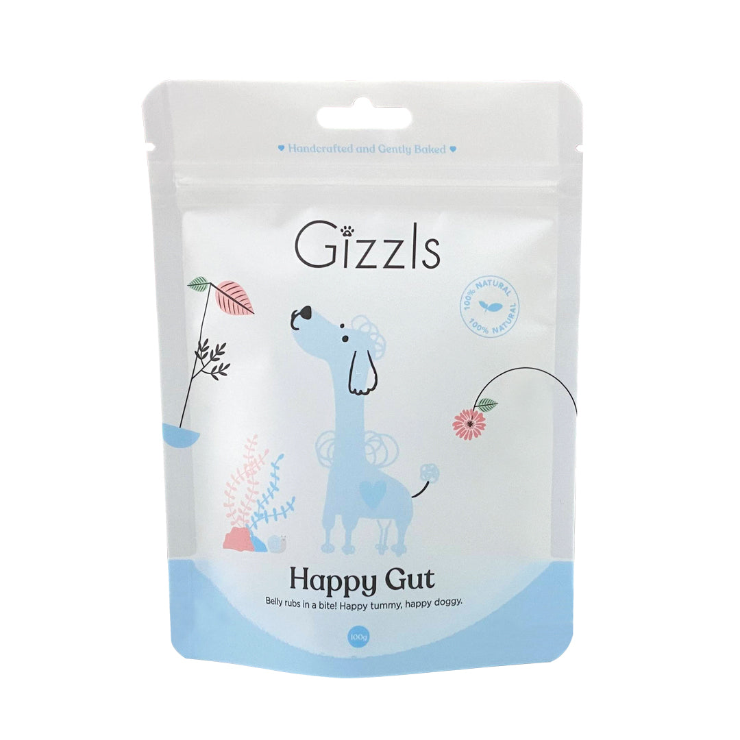 Gizzls Happy Gut Dog Treats (100g)