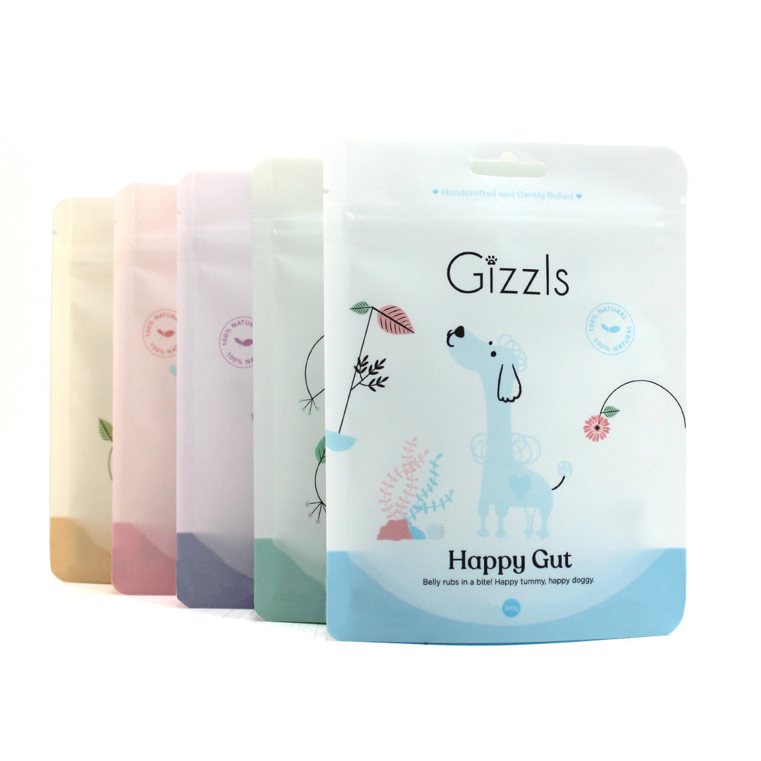 Gizzls Happy Gut Dog Treats (100g)