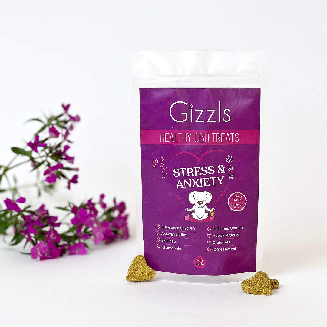 Gizzls Stress & Anxiety CBD Treats (for med/large dogs)