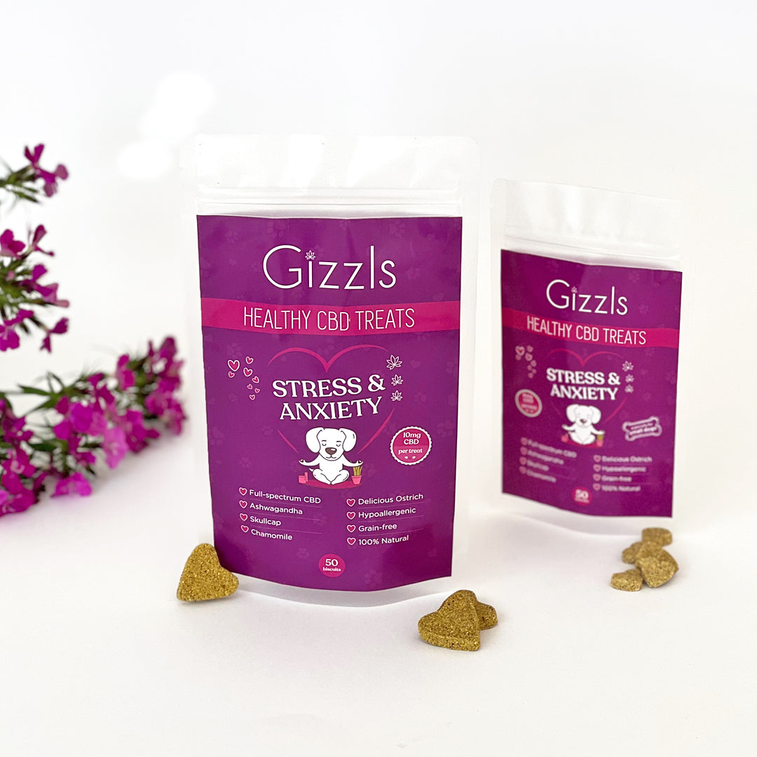 Gizzls Stress & Anxiety CBD Treats (for med/large dogs)