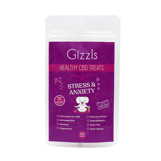 Gizzls Stress & Anxiety CBD Treats (for small dogs)