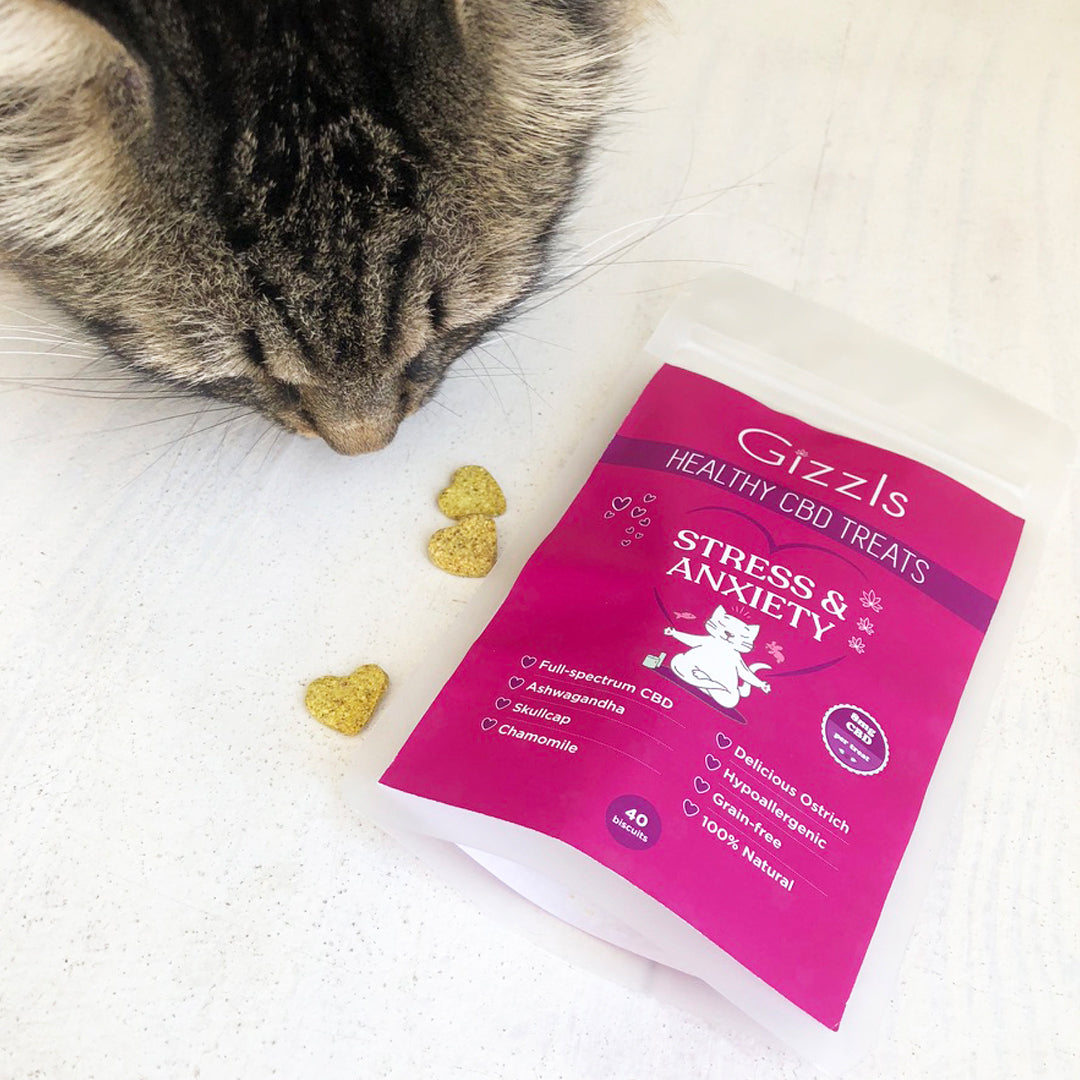 Gizzls CBD Cat Treats for Stress and Anxiety